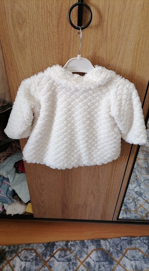 Beyaz  Kız Çocuk Bolero - Görsel 2