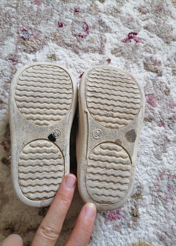 Kız Çocuk Beyaz Cırt Cırtlı Spor Ayakkabı - Görsel 3