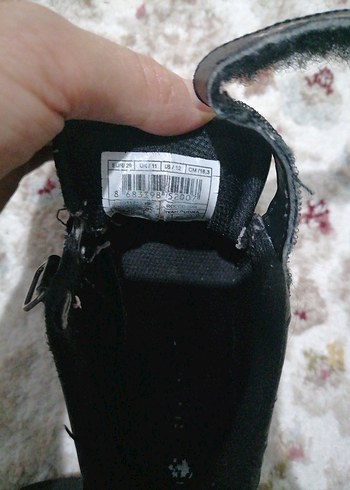 Kız Çocuk Siyah Rock Punk Spor Ayakkabı - Görsel 4