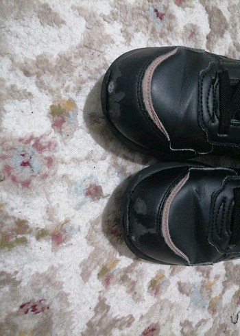 Kız Çocuk Siyah Rock Punk Spor Ayakkabı - Görsel 2