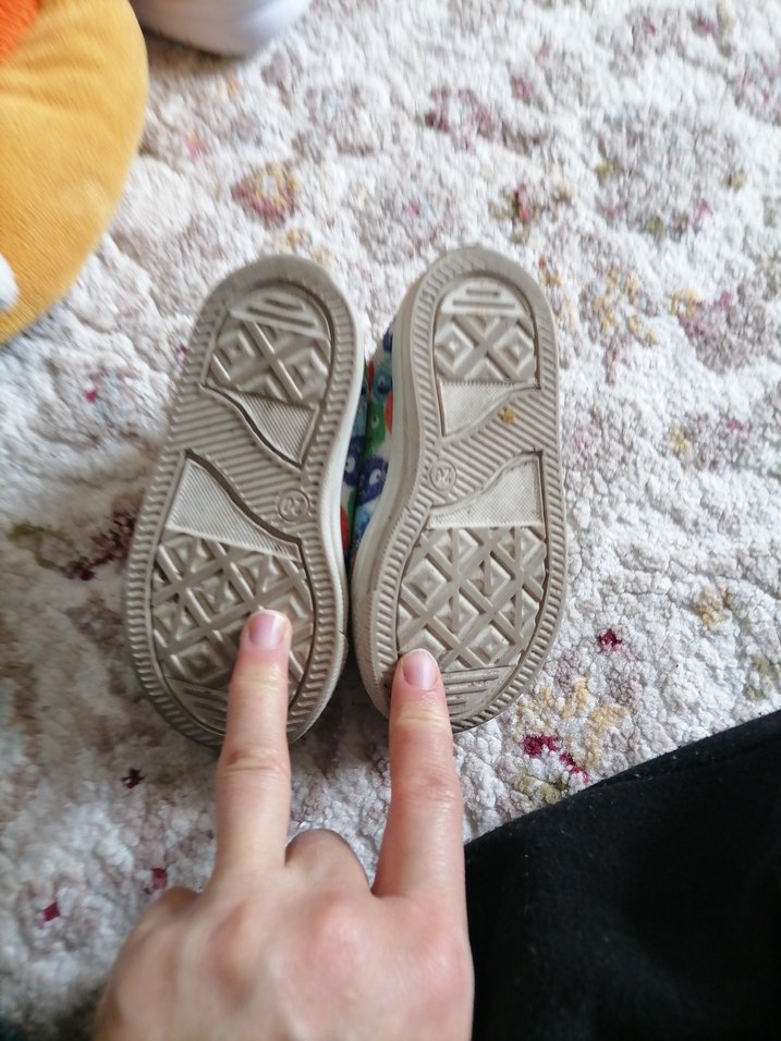 Renkli Bağcıksız Kız Çocuk Spor Ayakkabısı - Görsel 3