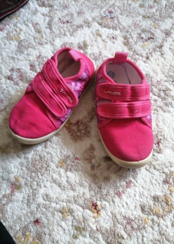 Kız Çocuk Pembe Cırt Cırtlı Spor Ayakkabı - Görsel 3