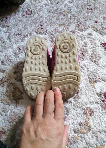 Kız Çocuk Pembe Cırt Cırtlı Spor Ayakkabı - Görsel 2