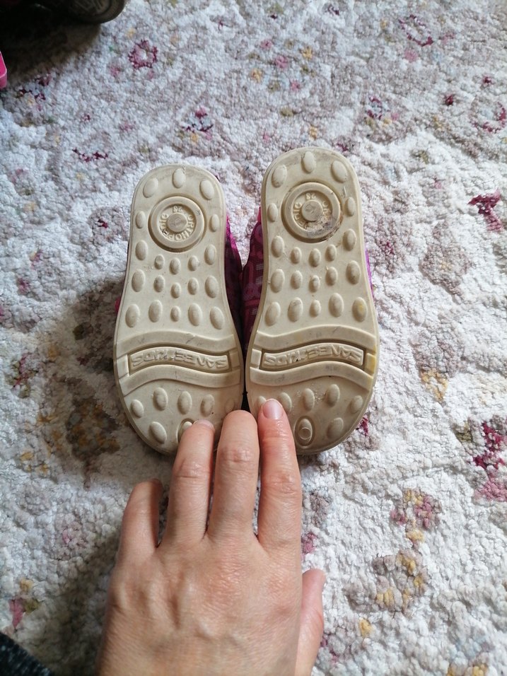 Kız Çocuk Pembe Cırt Cırtlı Spor Ayakkabı - Görsel 2