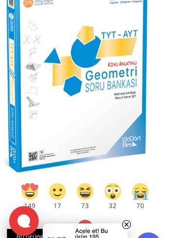 345 TYT-AYT Geometri Konu Anlatımlı Soru Bankası (2024-2025)