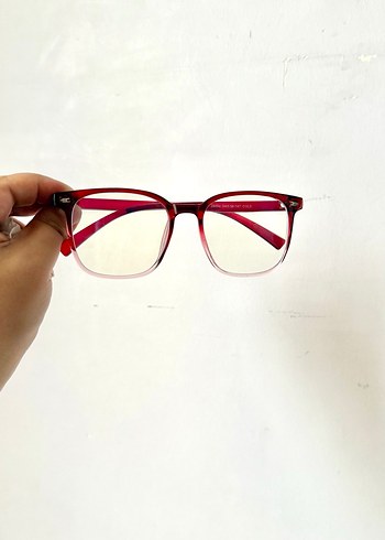 Mavi Işık Korumalı Kore Tazr Gözlük Bordo - Görsel 6