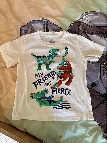 H&m pullu tshirt 4-6 yaş