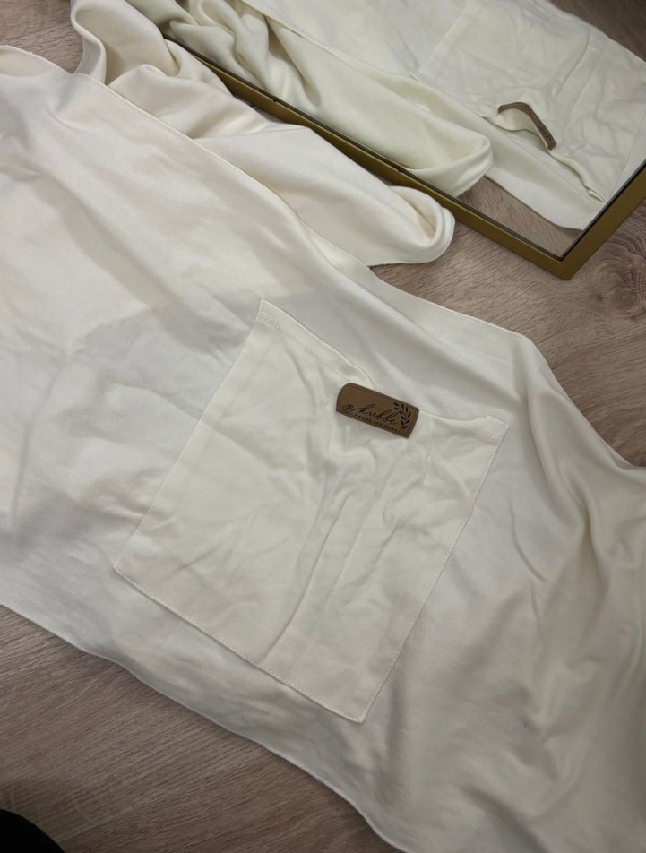 Beyaz Bebek Kanguru Sling - Görsel 2