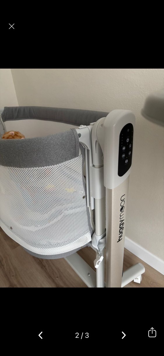 Gri Moons Bebek Beşiği - Görsel 2