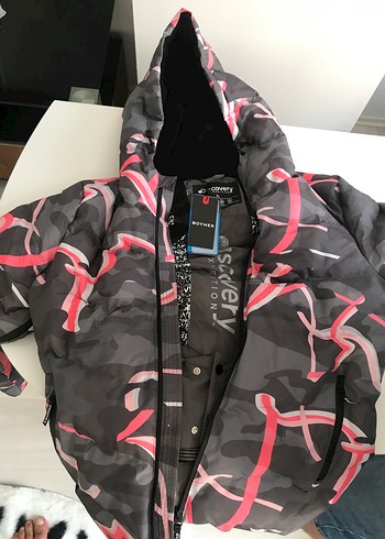 xl Beden Discovery Expedition Kadın Kamuflaj Mont