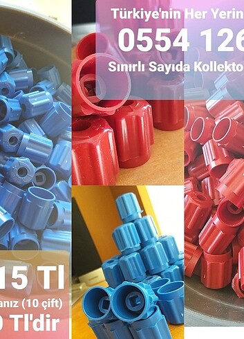 Tekbir 10 adet Doğalgaz Kalorifer Kollektör Vana Başlığı
