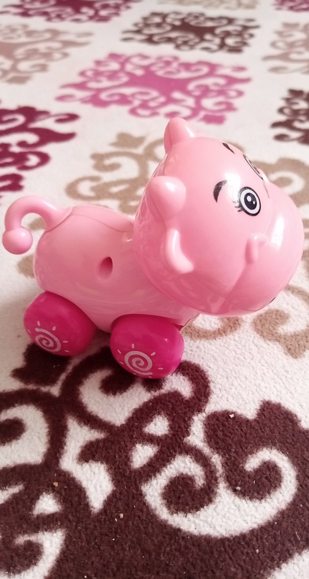 Renkli Pembe Oyuncak Araba - Görsel 2