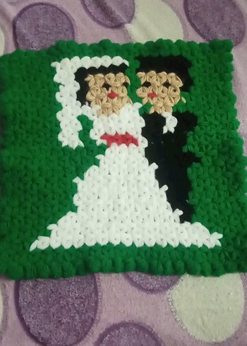 Renkli Düğün Temalı Banyo Süngeri - Görsel 2