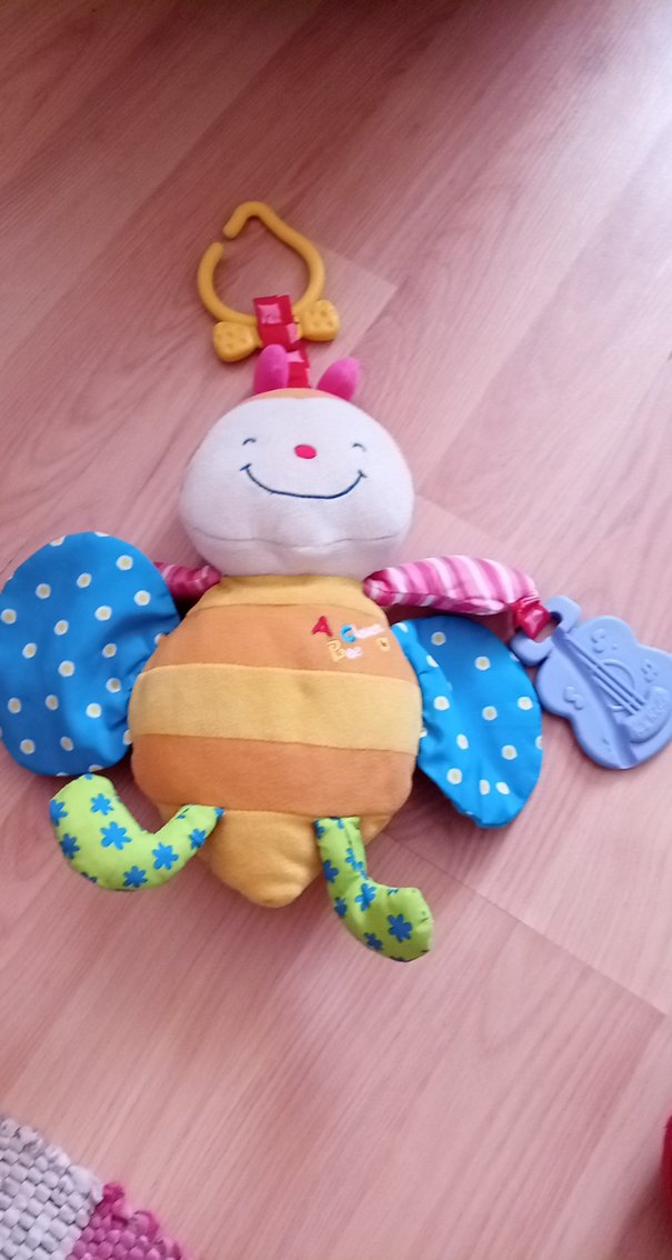 Renkli Diş Kaşıyıcı ve Çıngırak Oyuncak - Görsel 2