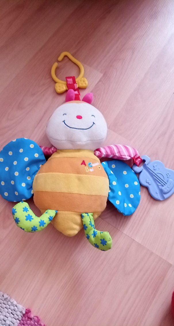 Renkli Diş Kaşıyıcı ve Çıngırak Oyuncak - Görsel 3