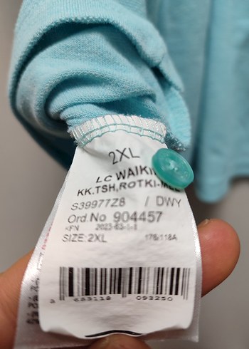 Mavi Pamuklu Kısa Kollu Polo Tişört - Görsel 8