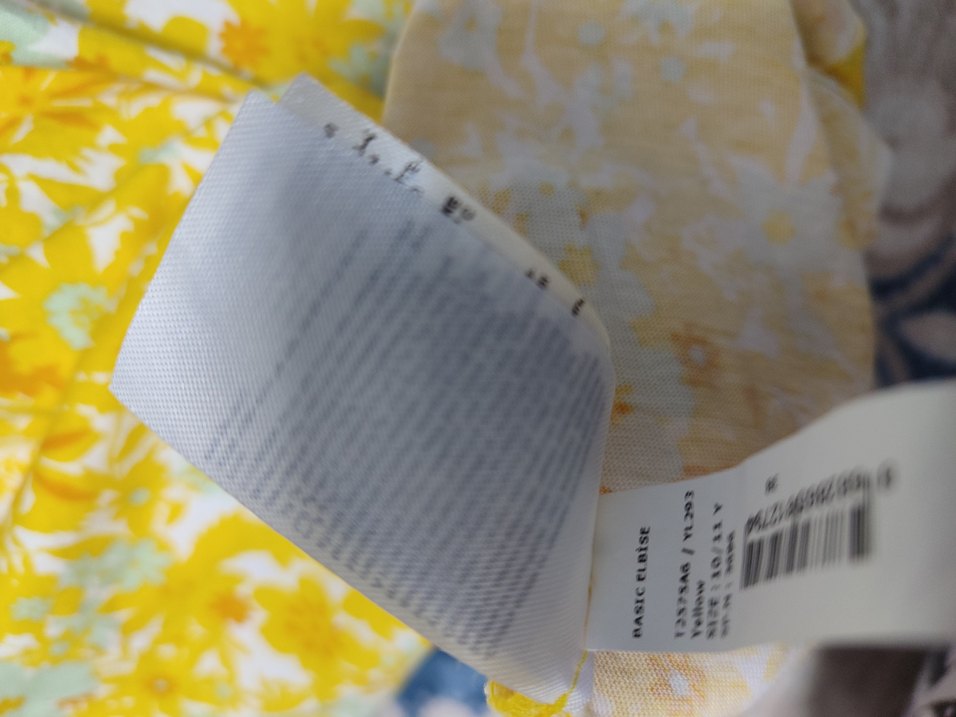 Sarı Kolsuz Kız Çocuk Elbisesi - Görsel 4