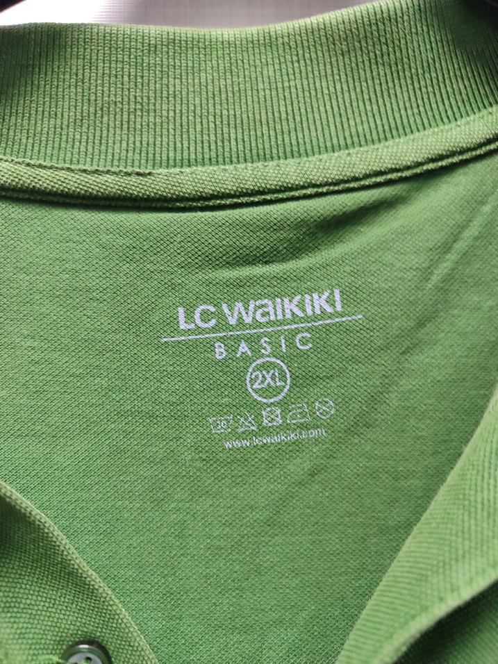 Erkek Yeşil Polo Yaka Tişört - Görsel 3