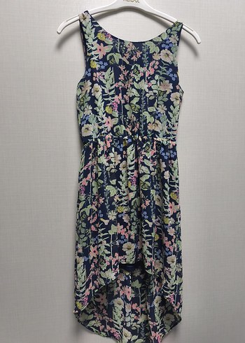 Çiçek Desenli Elbise - Görsel 2