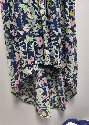 Çiçek Desenli Elbise - Görsel 4