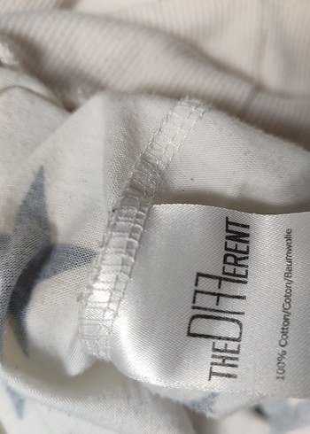 Uzun Kollu Beyaz Yıldız Desenli Pijama Takımı - Görsel 6