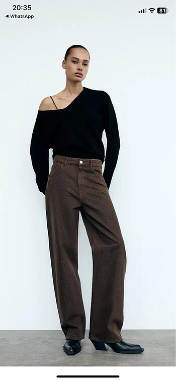 Zara Etiketli Jean