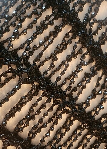 Diğer Boncuklu crop hirka