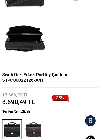 Tergan marka Erkek el cantasi