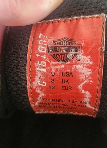 42 Beden Harley-Davidson bot 0 orjinal 42 numara