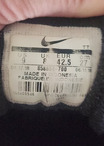 %100 orjinal Nike 42.5 - Görsel 5