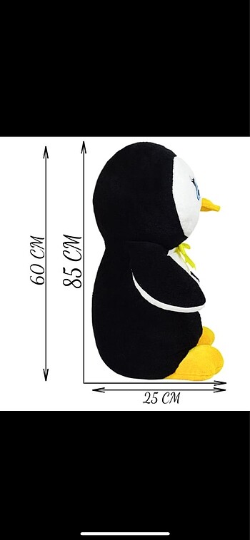  Beden Peluş penguen oyuncak