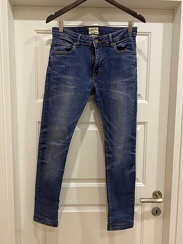Pull & Bear Erkek Super Skinny Jeans Mavi