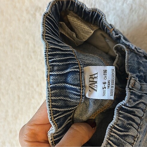 6 Yaş Beden Zara Erkek Çocuk Kot Pantolon