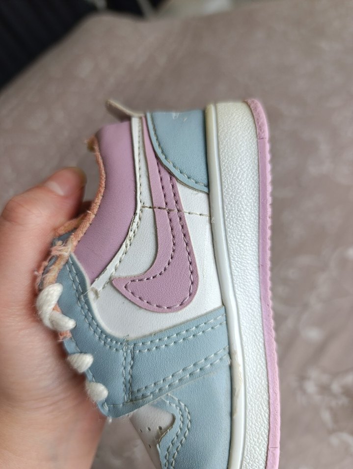 Kız Çocuk Mavi Pastel Sneaker Velcro Bağcıklı - Görsel 3