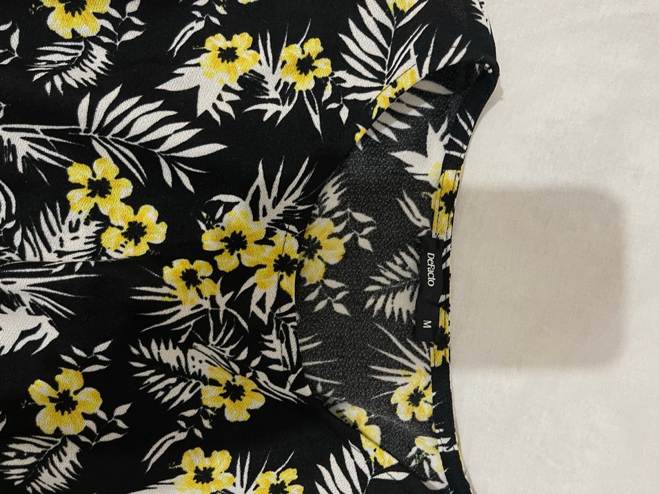 Sarı Çiçekli Bohem Midi Elbise - Görsel 3