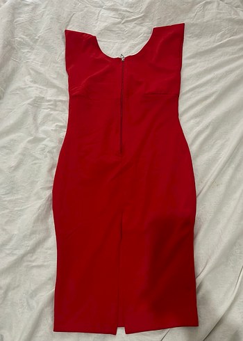 Parlak Kırmızı Mutfak Önlüğü - Görsel 3