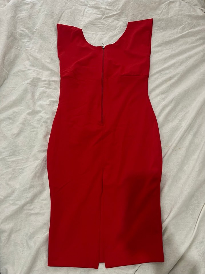 Parlak Kırmızı Mutfak Önlüğü - Görsel 3