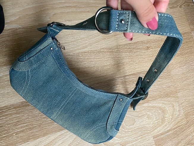  Beden Denim çanta bershka