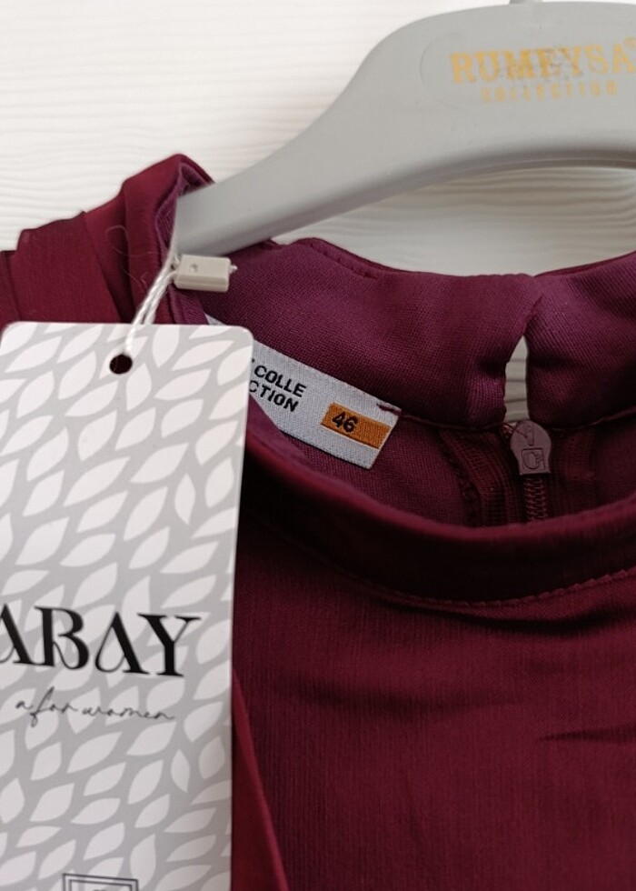 Bordo Elbise  - Görsel 3