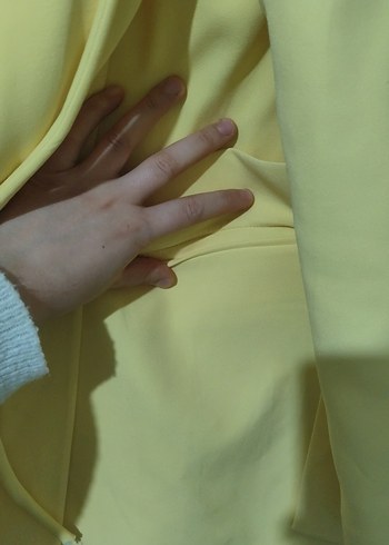 Sarı  Kadın Blazer Ceket - Görsel 7