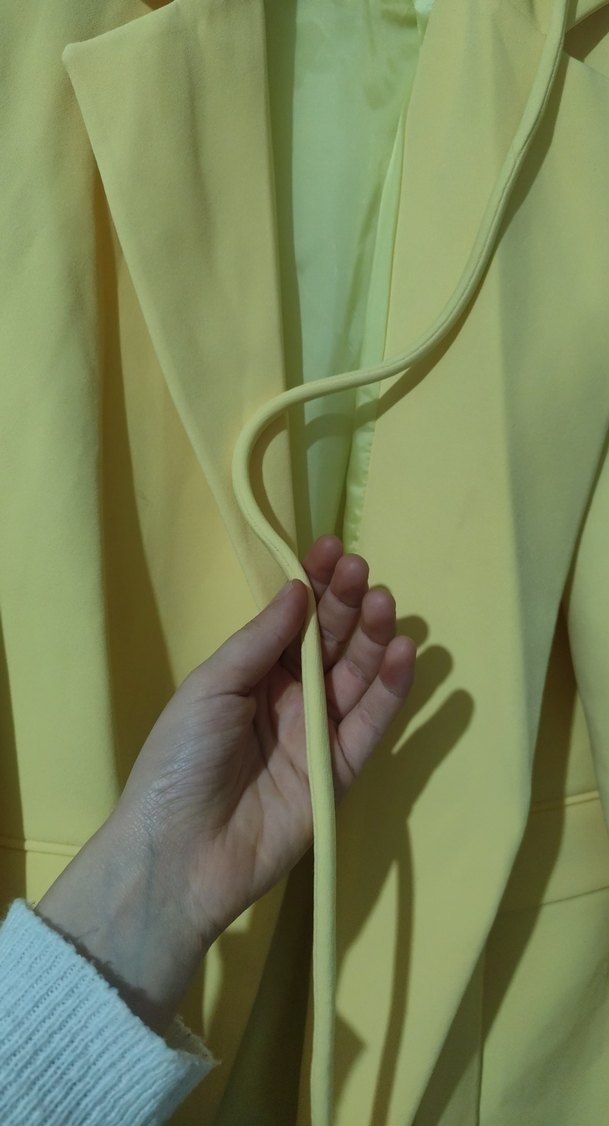 Sarı  Kadın Blazer Ceket - Görsel 5