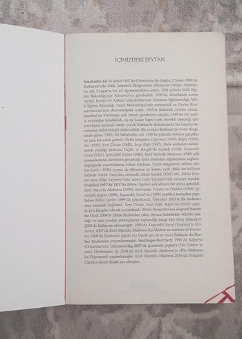 İçimizdeki Şeytan - Sabahattin Ali - Görsel 2