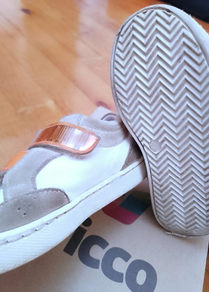 27 numara hakiki deri-nubuk çocuk ayakkabısı  - Görsel 4