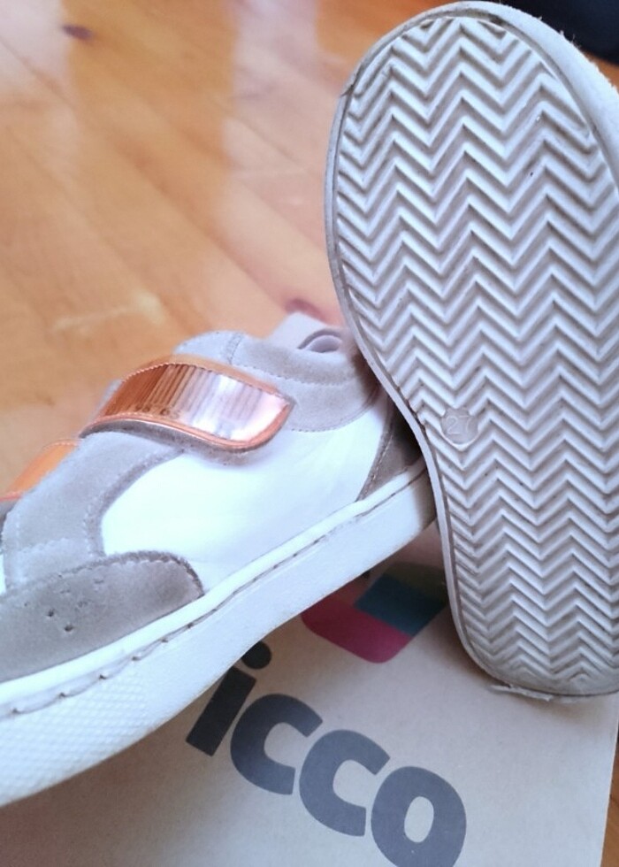 27 numara hakiki deri-nubuk çocuk ayakkabısı  - Görsel 5