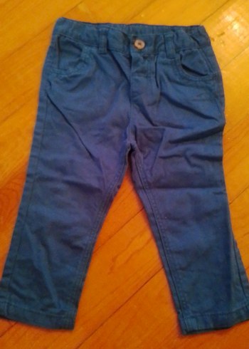 LC Waikiki Erkek Çocuk Düğmeli Mavi Denim Pantolon