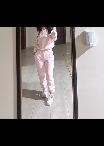 Zara Kadın Pembe Eşofman Takımı