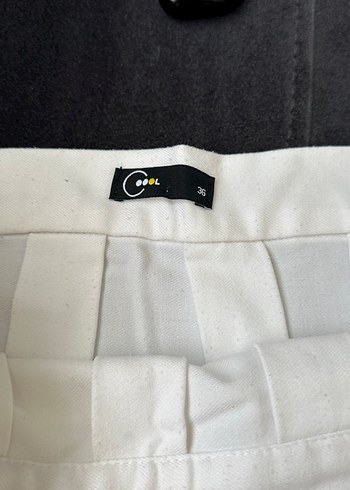 Defacto Beyaz Pileli tenisçi Kadın Etek