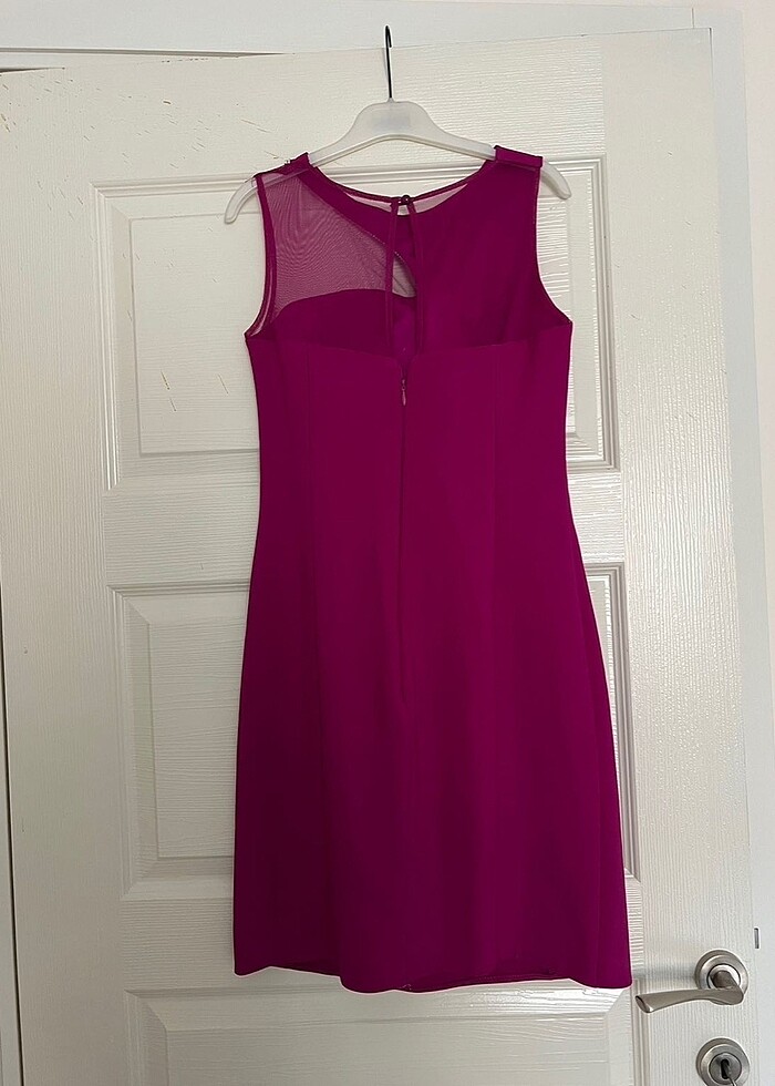 Vişne çürüğü kısa elbise - Görsel 2