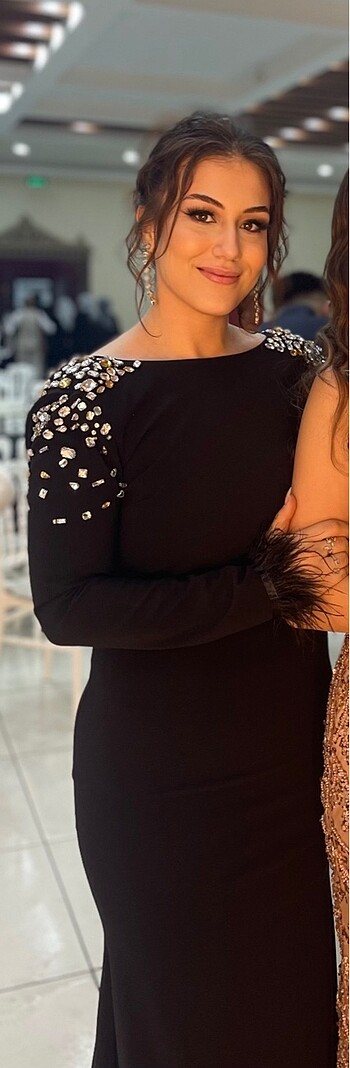 siyah abiye