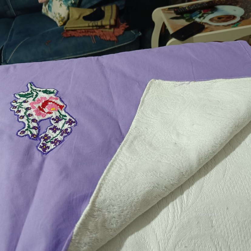 el emeği nakışlı pike, çift kişilik - Görsel 4